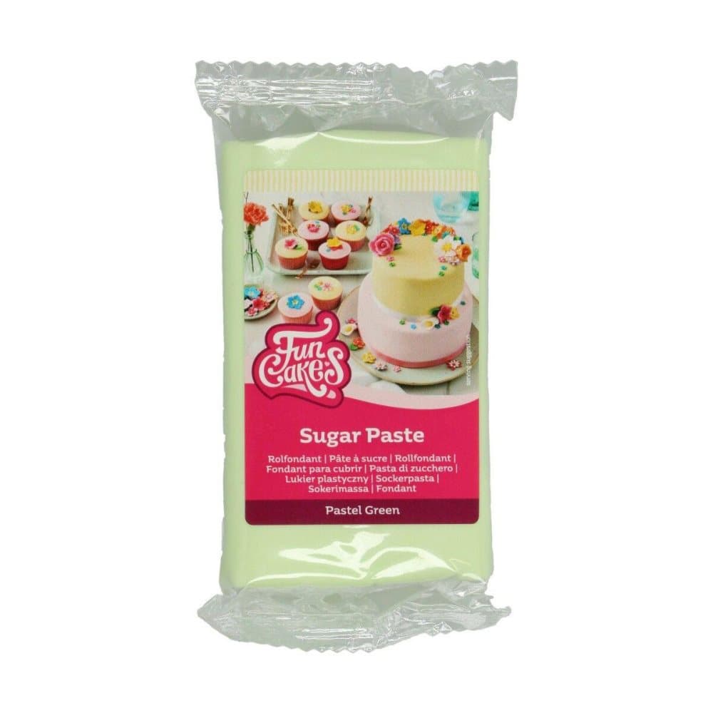 Pastel Green Sockerpasta FunCakes 250g