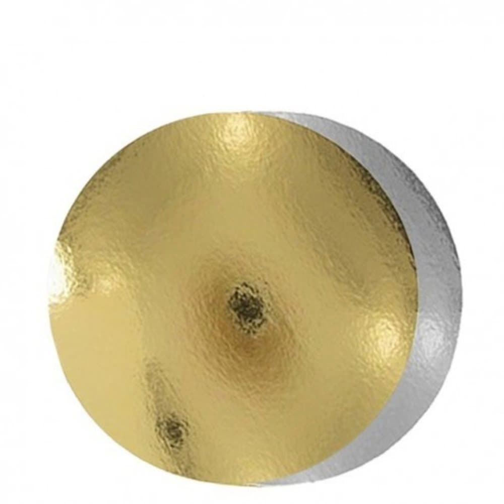 26 cm Tårtbrickor 5 st Guld/Silver