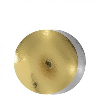 18 cm Tårtbrickor 5 st Guld/Silver