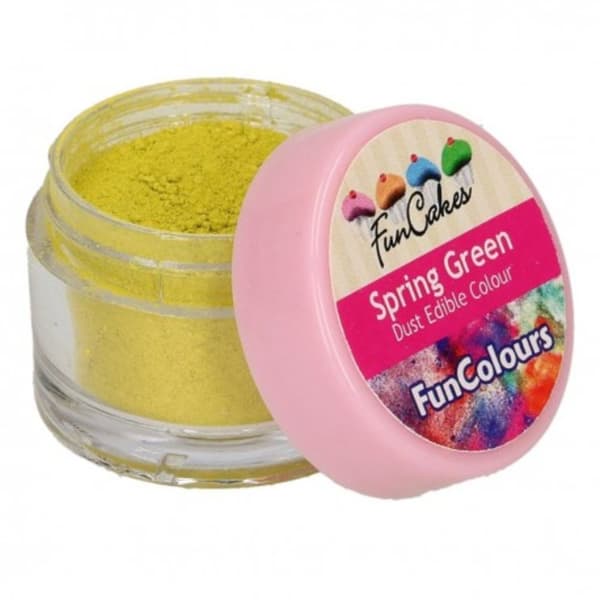 Spring Green Ätbar Matt Pulverfärg FunCakes 2,5g