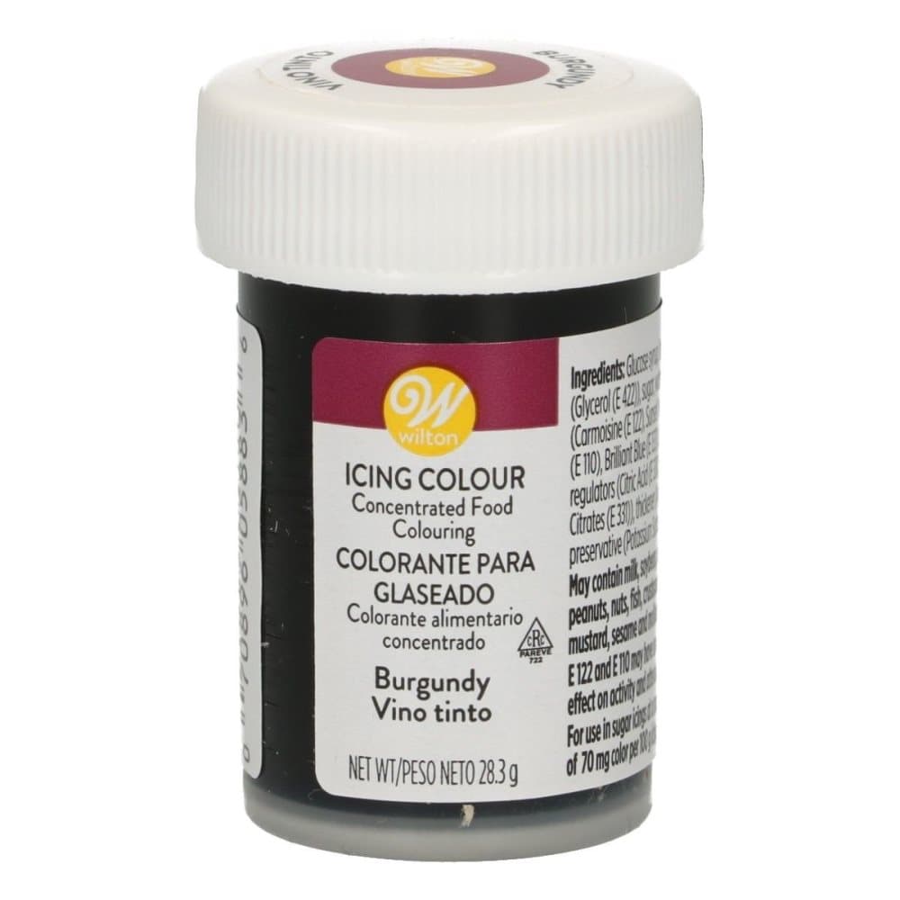 Burgundy Wilton Icing Color 28g Livsmedelsfärg