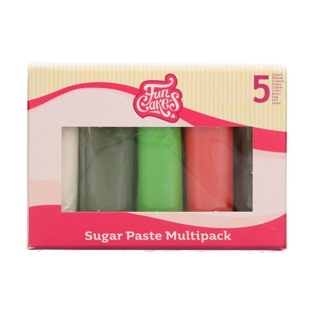 Multipack Christmas 5x100g FunCakes Sockerpasta