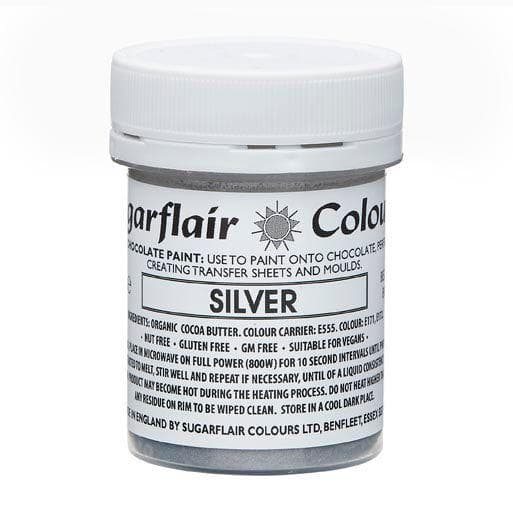 Silver 35g Chokladfärg Sugarflair