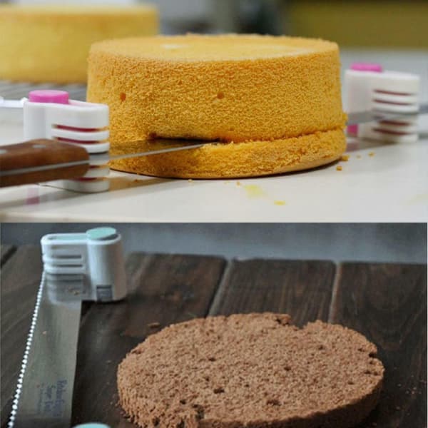 Durable Adjustable 5 Layers Cake Leveler Slicer Bread Cutter Cake