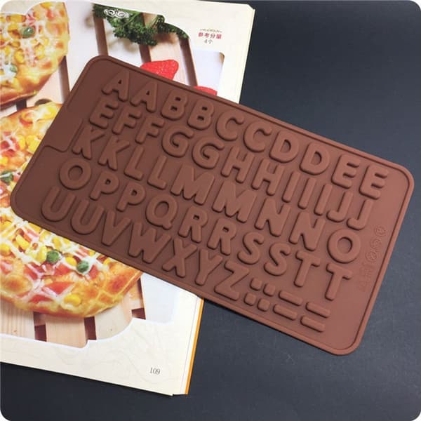 Choklad / Fondant form för bakning - Bokstäver