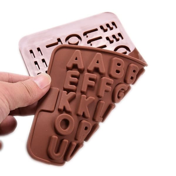 Cake Soap Fondant Chocolate Silicone Alphabet Mold