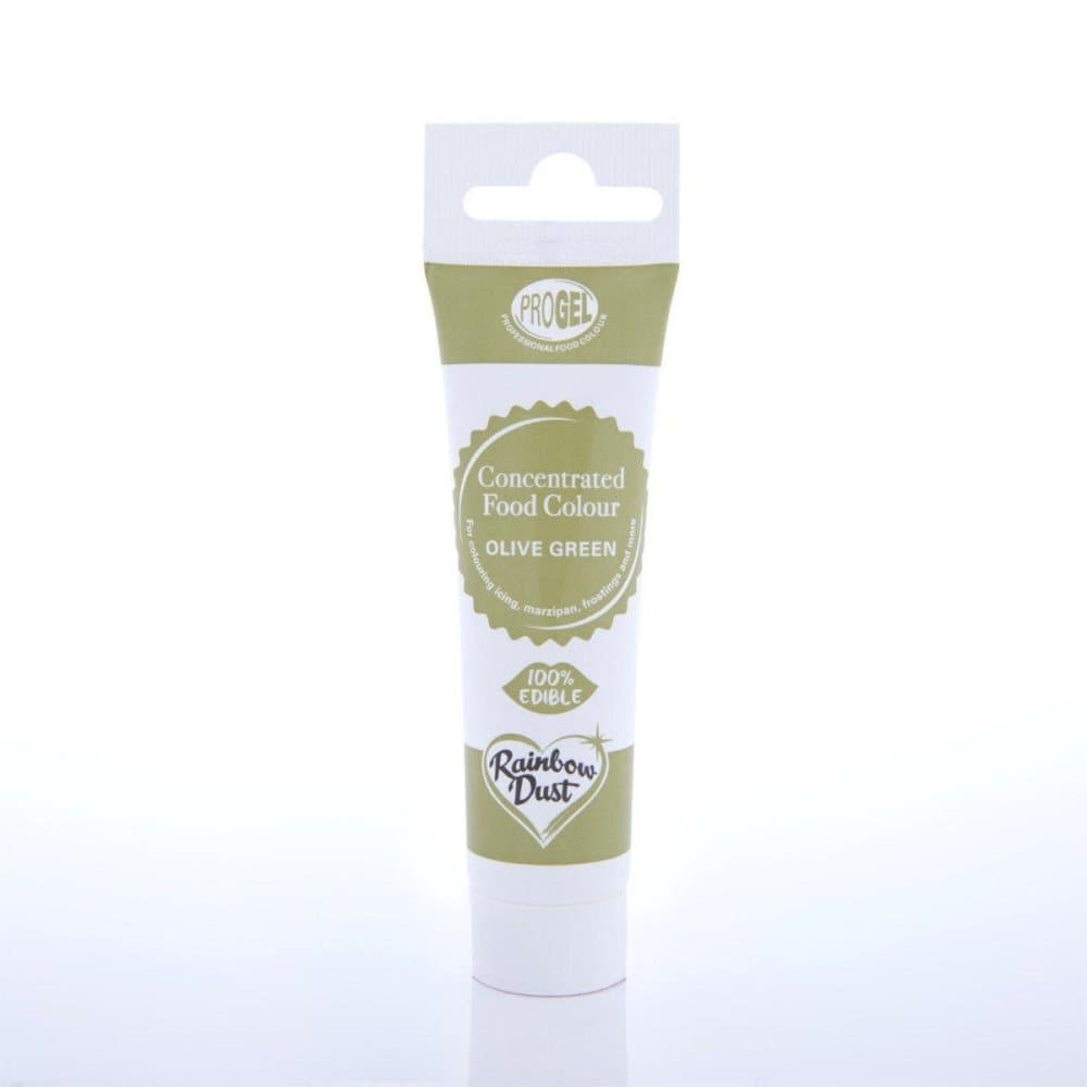Olive Green 25g Pastafärg (Geléfärg) Progel