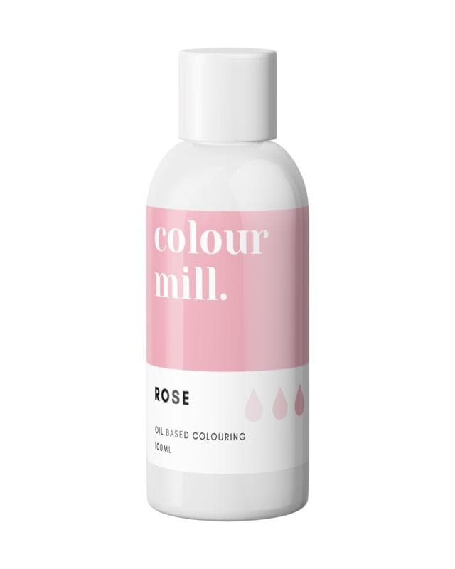 Rose 100ml Oljebaserad Ätbar Färg Colour Mill