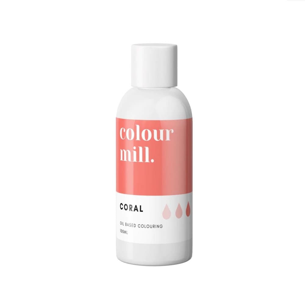 Coral 100ml Oljebaserad Ätbar Färg Colour Mill