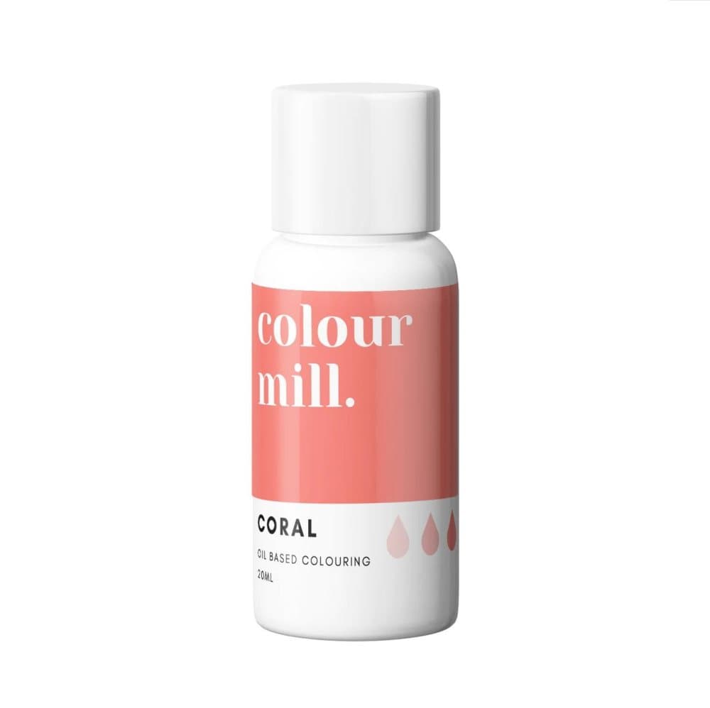 Coral 20ml Oljebaserad Ätbar Färg Colour Mill