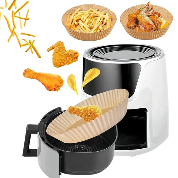 100pcs Air Fryer Disposable Paper Liner Non-Stick Pan Baking Papers
