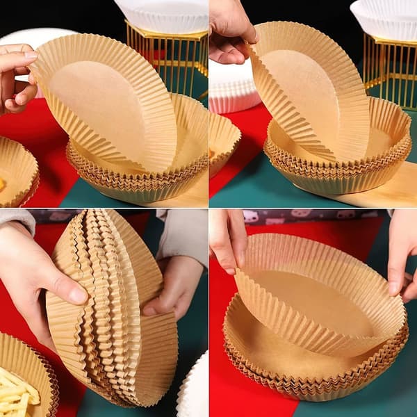 100pcs Air Fryer Disposable Paper Liner Non-Stick Pan Baking Papers