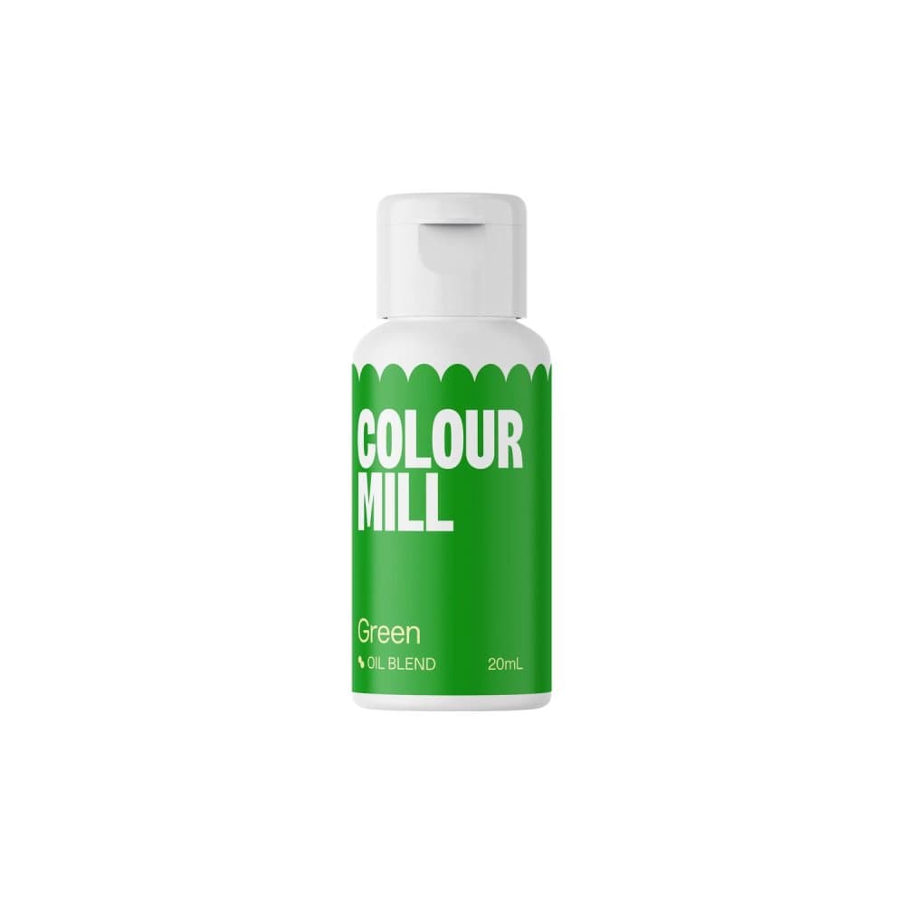 Green 20ml UTAN E171 Oljebaserad Ätbar Färg Colour Mill