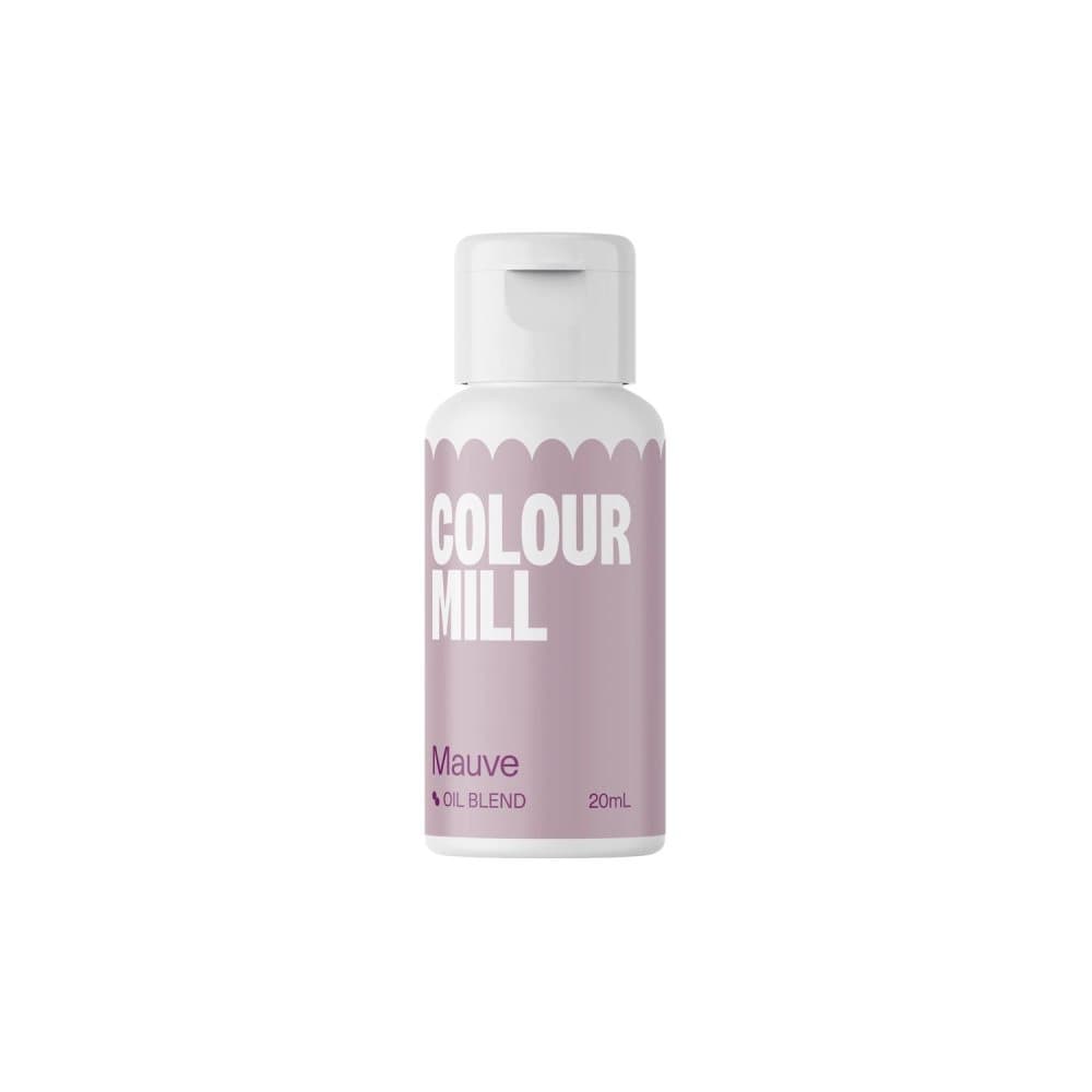 Mauve 20ml UTAN E171 Oljebaserad Ätbar Färg Colour Mill