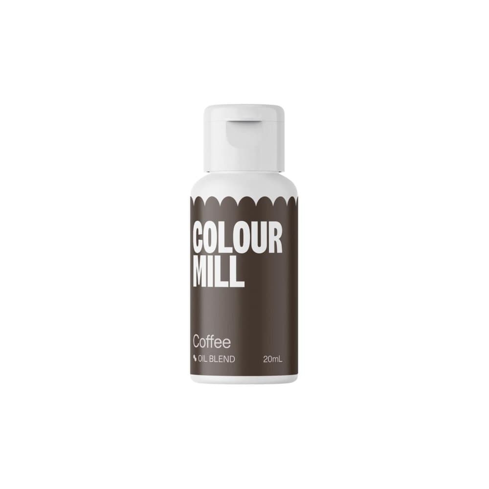 Coffee 20ml UTAN E171 Oljebaserad Ätbar Färg Colour Mill