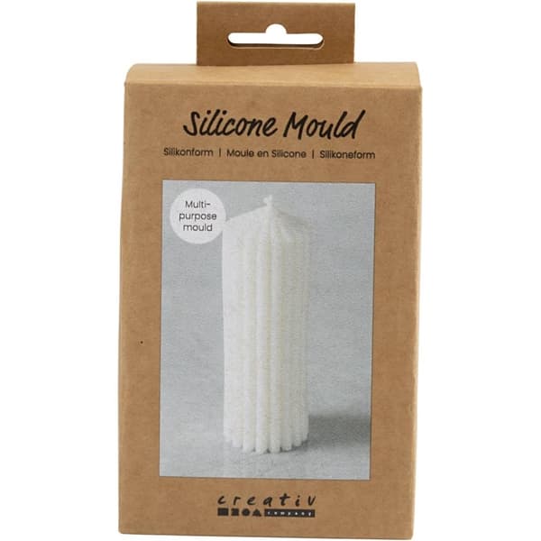 DIY Kit Silikonform - Ribbet sylinder (371194)