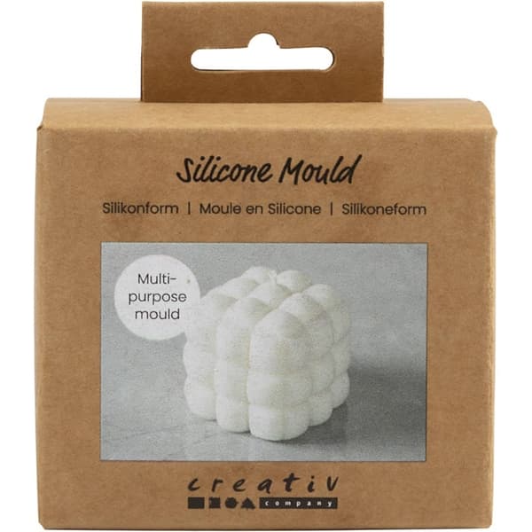 DIY Kit Silikonimuotti - neliö kuplilla (371191)