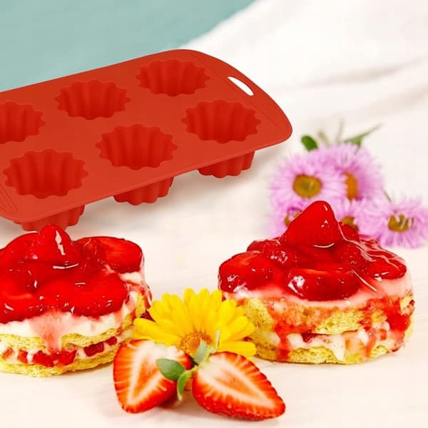 Silikone muffin cupcake form SÆT MED 3 FORM 18 cupcakes