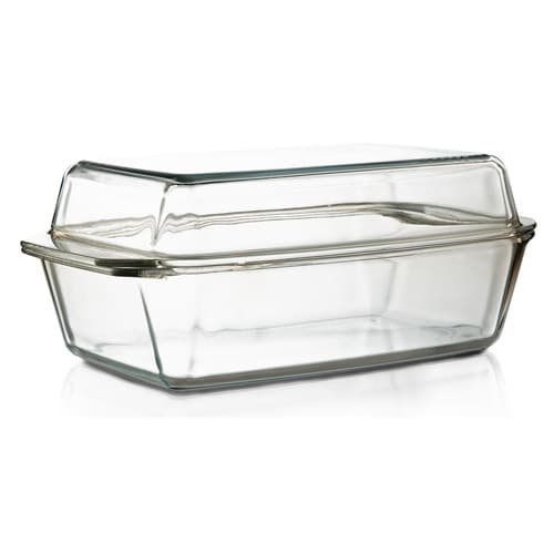 Ugnssäker glasform med lock 3,5 l