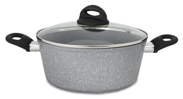 Stonite keramikbelagd gryta 24 cm + lock ingår