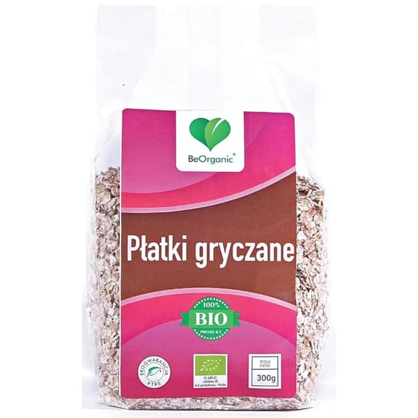 BeOrganic Boghvedeflager ØKO 300g
