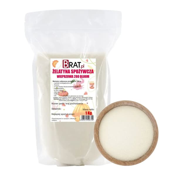 Spiseligt gelatinesvinekød 280 Bloom 1kg