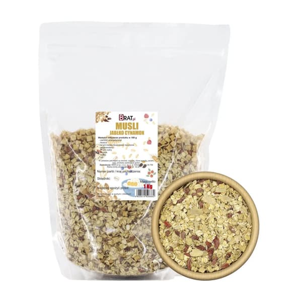 Æble-kanel müsli 1 kg