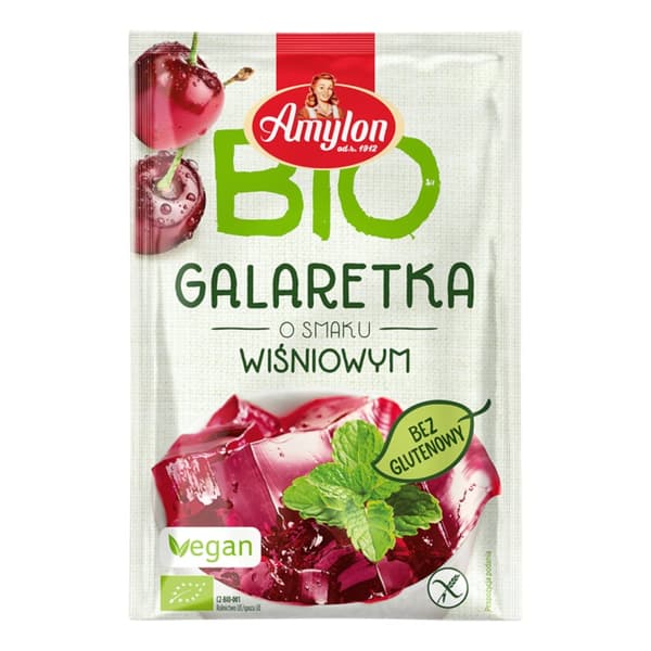 Kirsikka-agarhyytelö gluteeniton LUOMU 40g