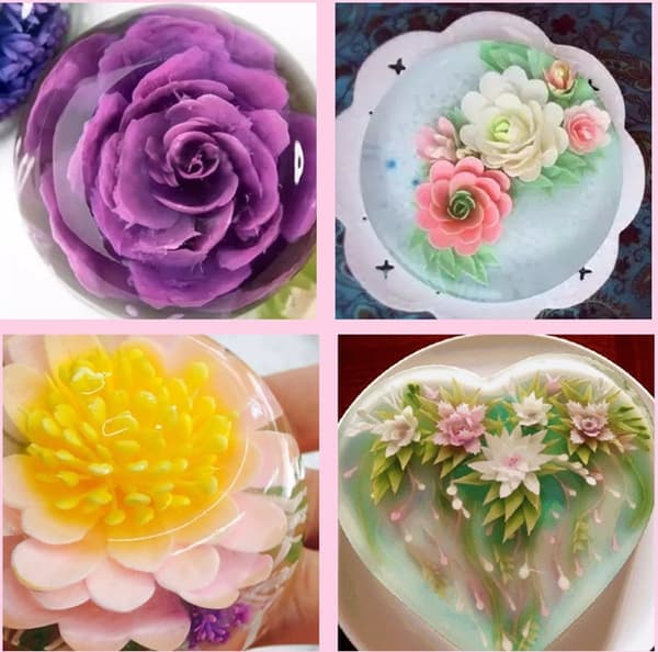Sæt med nålespidser til 3D-geléblomster