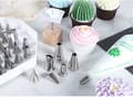 Miniatyrbild 4 av 5: Professionellt set med konfektyrtips 55 st. + adapter + 2x spik