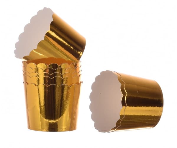 Korkeat paperirullat GOLD 50x48 mm / 50 kpl