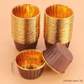 Miniatyrbild 2 av 2: Muffinsformar BRUN GULD 50x39 mm / 50 st