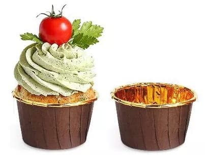 Muffinsformar BRUN GULD 50x39 mm / 50 st