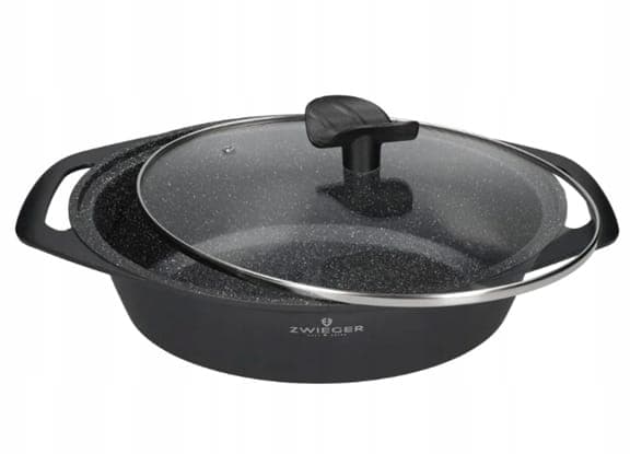 Zwieger alumiininen uunivuoka kannella 4,4 l tarttumaton pinnoite