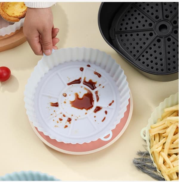 Airfryer Silikonform Luftfritösmatta Silikoninlägg  18CM