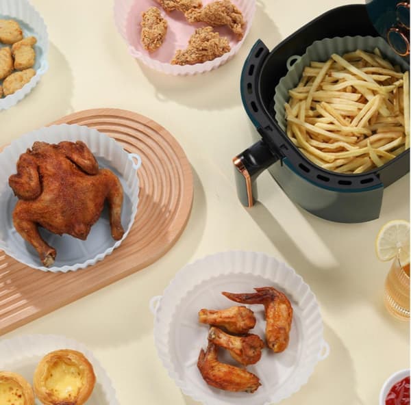 Airfryer Silikonform Luftfritösmatta Silikoninlägg  18CM