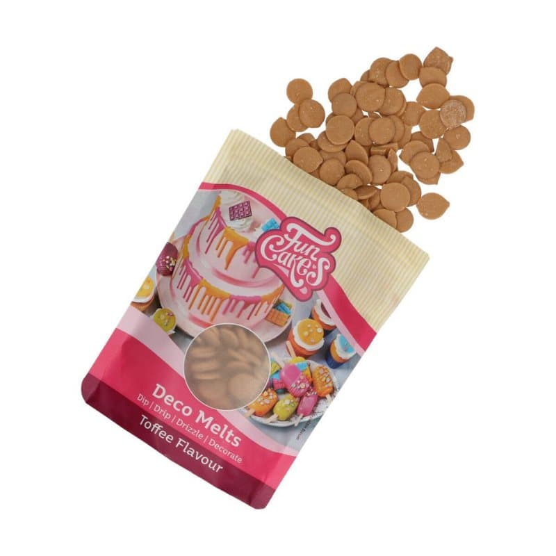 FunCakes Deco Melts Toffee Ljusbrun 250g