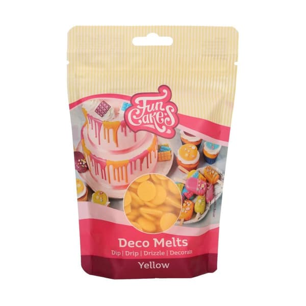 Deco Melts Chokladpastiller GULA 250g Fun Cakes