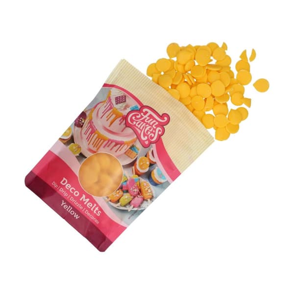 Deco Melts Chokladpastiller GULA 250g Fun Cakes