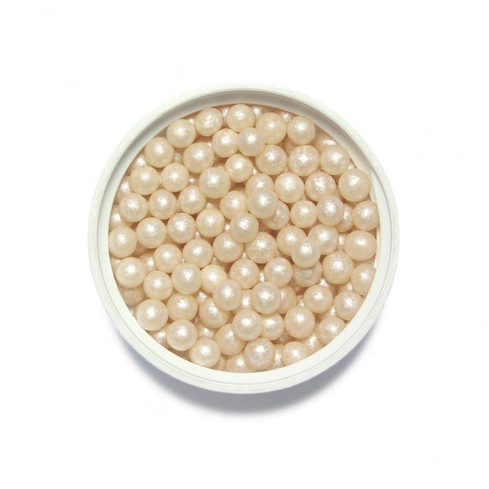 Sockerpärlor Pearlized Oyster Strössel 4 mm - PME