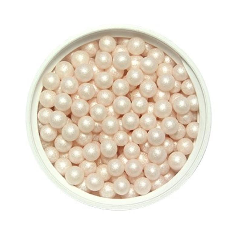 Sockerpärlor Pearlized Blush Strössel 4mm - PME