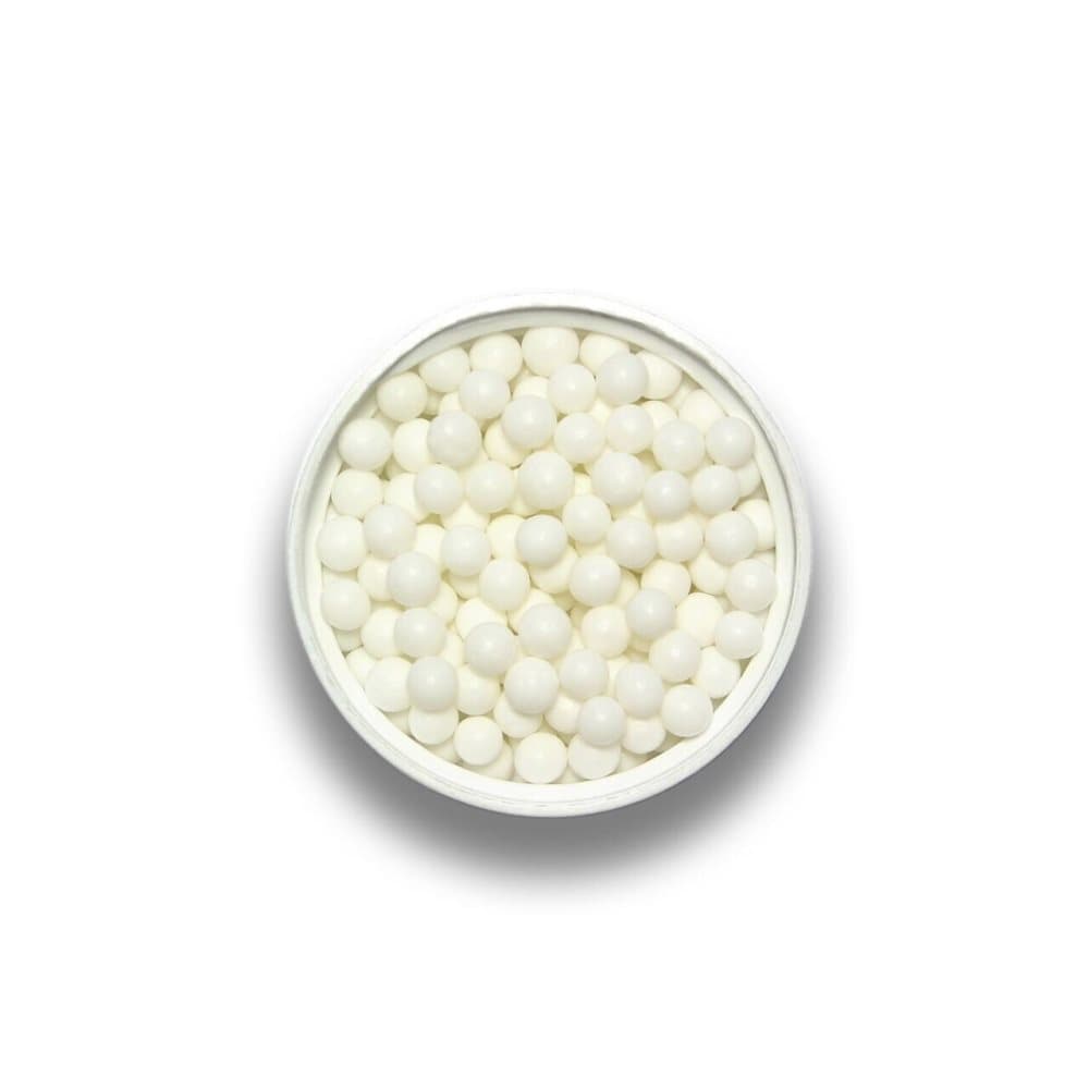 Vita Sockerpärlor Strössel 4mm- PME