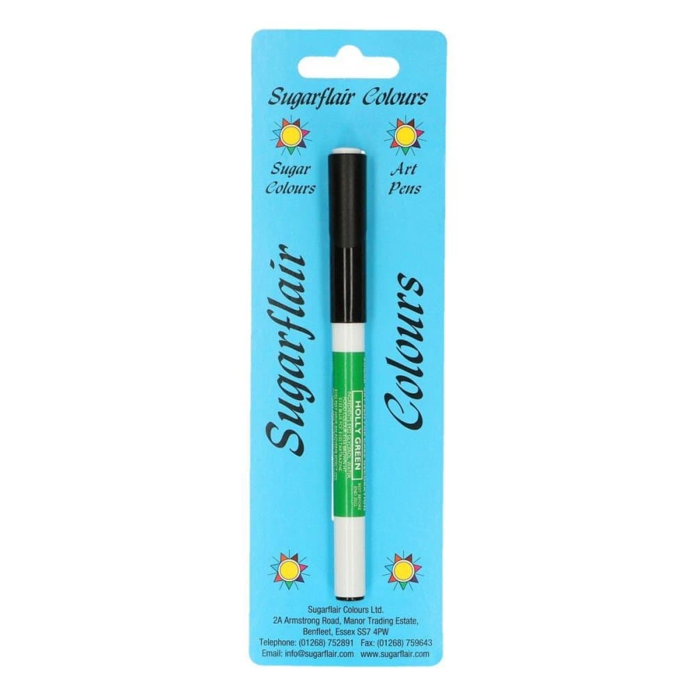 Sugarflair Livsmedelspenna Grön Sugar Art Pen -Holly Green-