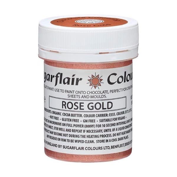 Chokladfärg Roséguld 35g - Sugarflair