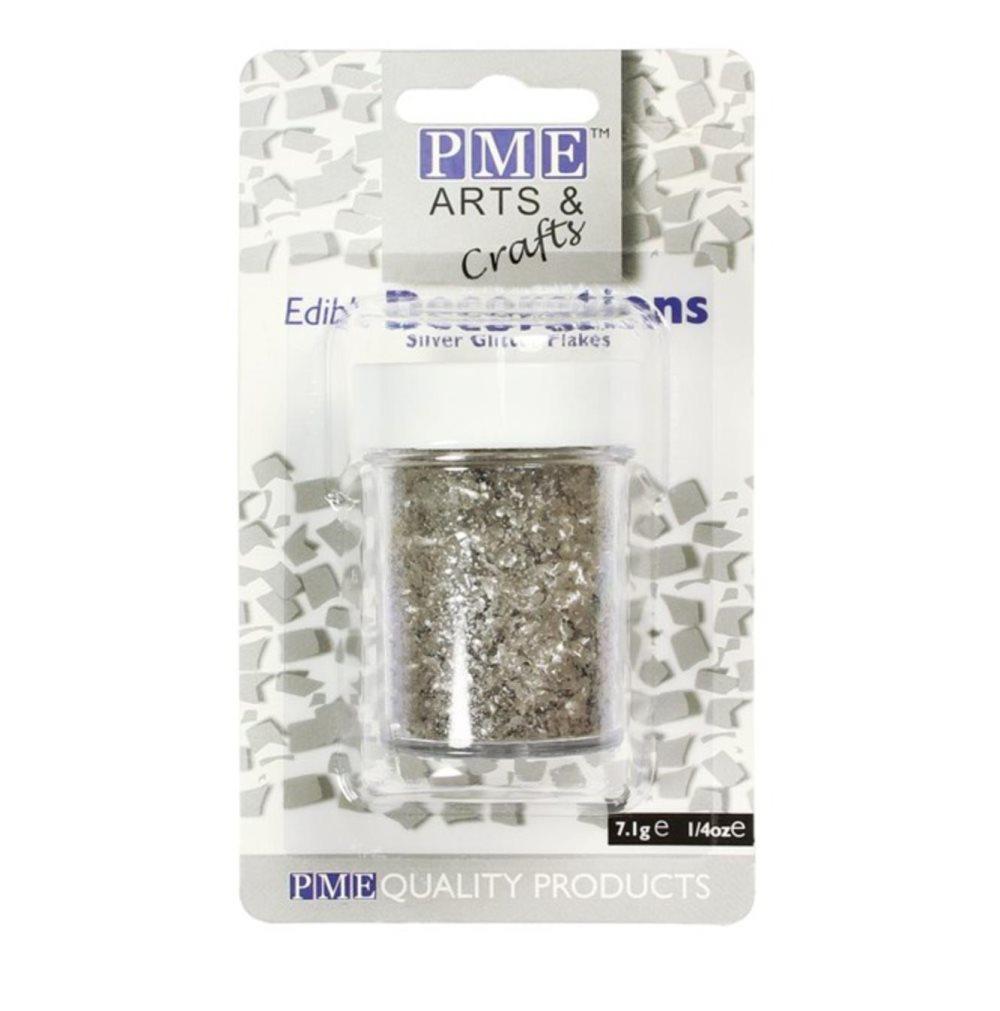 PME Ätbara Silver Glitter Flakes