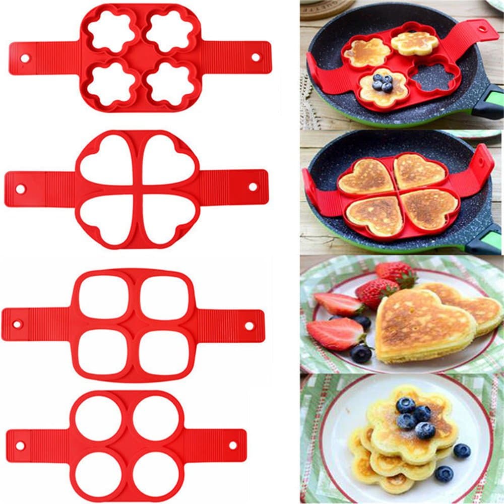 Praktiskt Stekmall Form för Pannkakor, ägg (Anti-Heat)