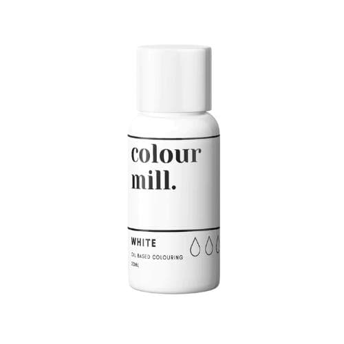 Colour Mill White Vit Chokladfärg Oljebaserad Ätbar Färg 20ml