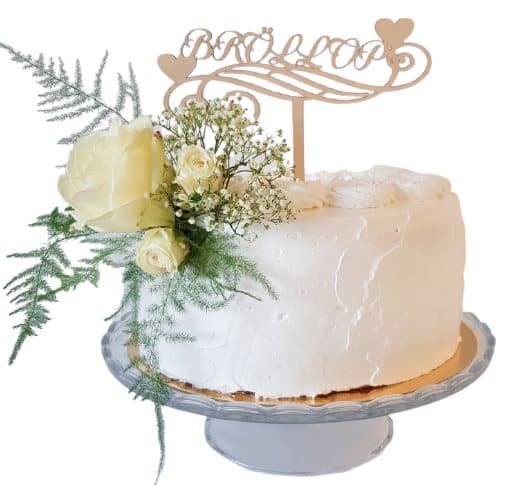Tårtdekoration "Bröllop"