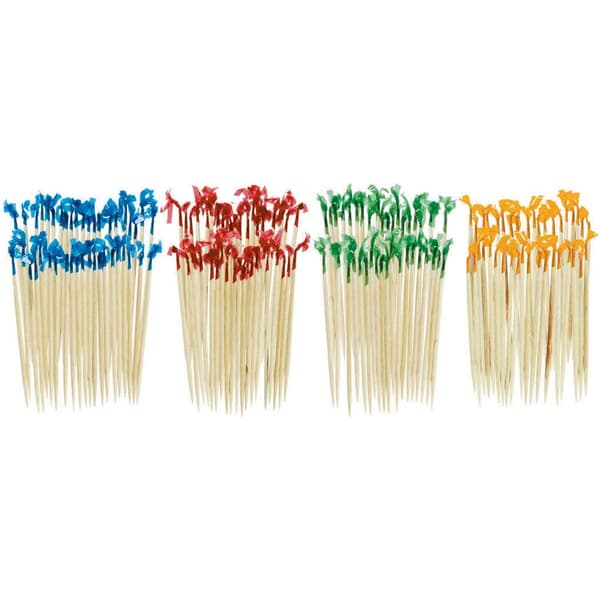 Amscan Cellophane Cocktail Sticks (Pack of 30) Multicoloured One Size