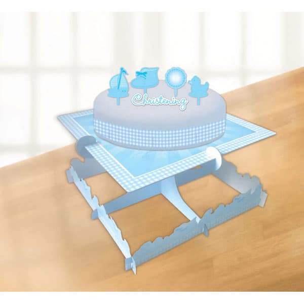 Amscan Christening Cake Decorating Kit Blue/White One Size